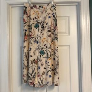 Amour Vert silk skirt, size small